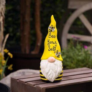 Alpine “Bee Yourself” Indoor and Garden Décor – 12” Gnome – Hard to Find - NWT